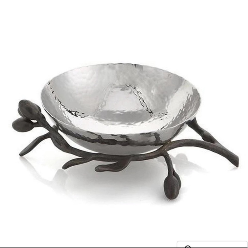 Michael Aram Olive Branch Nut Bowl